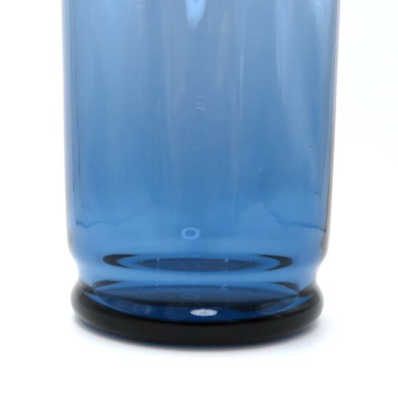 Vintage Set of 10 Libbey Smokey Blue Bolero Beverage Glass Tumblers 12oz MCM - Picture 9 of 10